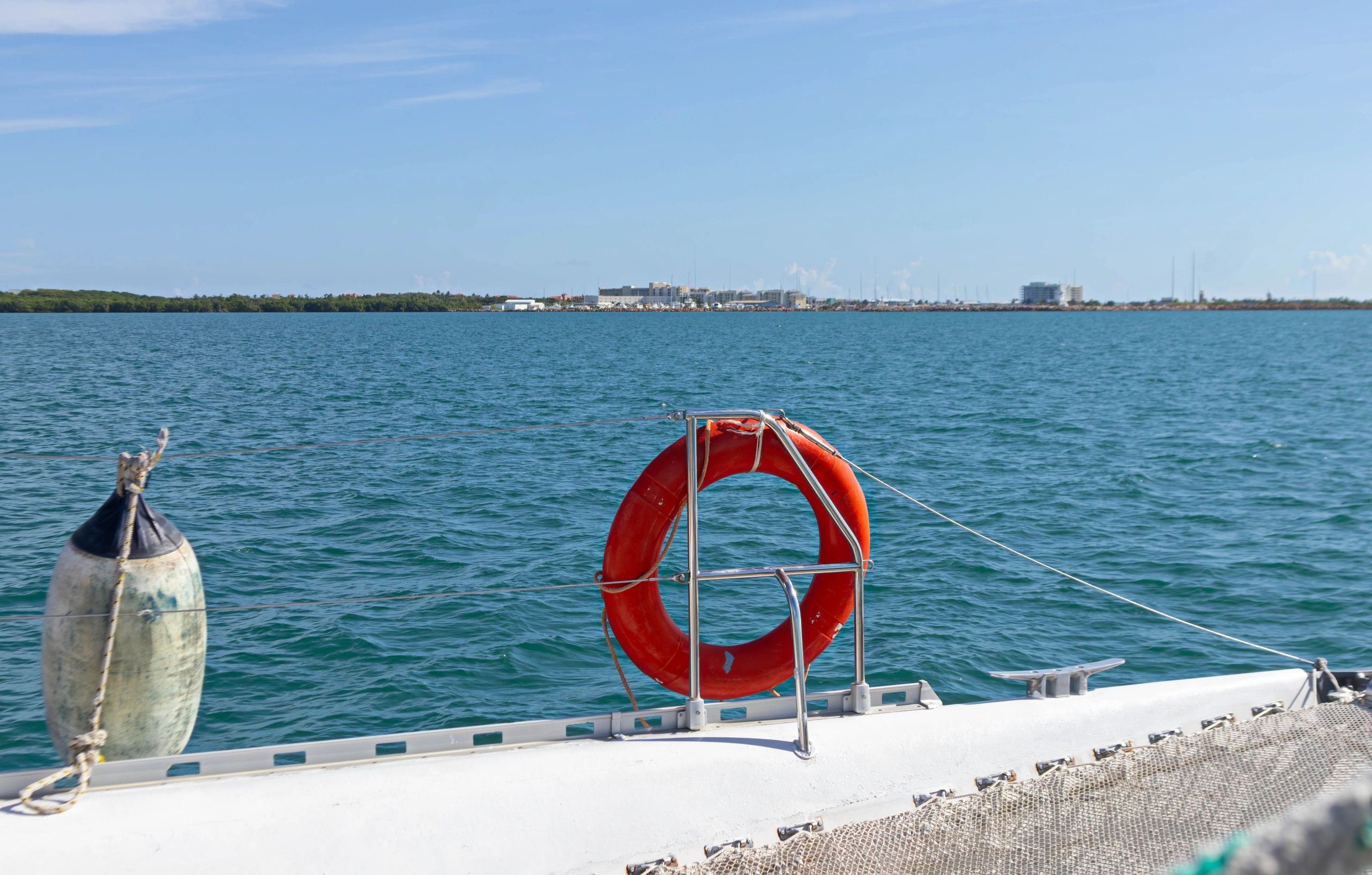 Ocean view from a luxury cruise deck